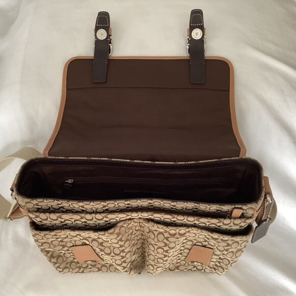 Coach Signature Messenger Bag - Picture 2 of 3